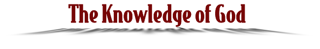 The Knowledge of God